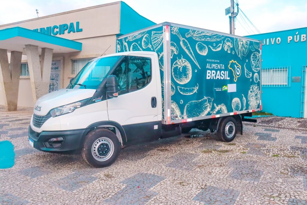 Governador Mangabeira recebeu o caminhão do Ministério da Cidadania proveniente do Programa Alimenta Brasil